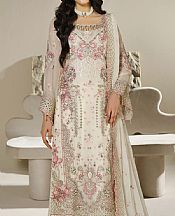 Maryams Off-white Chiffon Suit- Pakistani Chiffon Dress