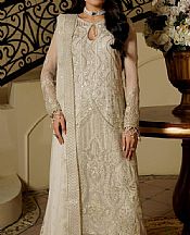 Off White Chiffon Suit