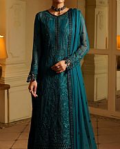 Teal Chiffon Suit