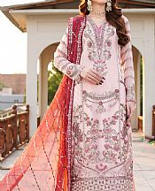 Maryams Pink Chiffon Suit- Pakistani Designer Chiffon Suit