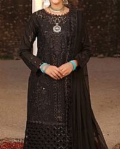 Maryams Black Lawn Suit- Pakistani Lawn Dress
