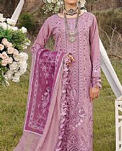 Maryams Mauve Lawn Suit- Pakistani Designer Lawn Suits