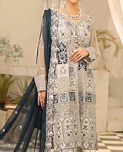 Silver/Grey Chiffon Suit- Pakistani Chiffon Dress
