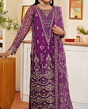Plum Organza Suit