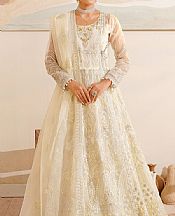 Off White Organza Suit