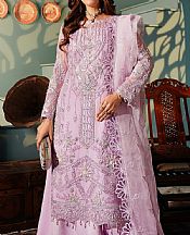 Maryams Lilac Organza Suit- Pakistani Chiffon Dress
