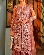 Maryams Rose Vale Organza Suit- Pakistani Designer Chiffon Suit