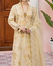 Maryum N Maria Sand Gold Lawn Suit- Pakistani Lawn Dress