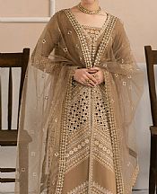 Maryum N Maria Beige Lawn Suit- Pakistani Lawn Dress
