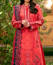 Maryum N Maria Red Lawn Suit- Pakistani Lawn Dress