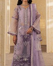 Maryum N Maria Lavender Organza Suit- Pakistani Chiffon Dress