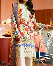 Maryum N Maria Light Green Raw Silk Suit- Pakistani Designer Lawn Suits