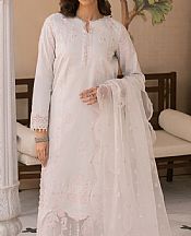 Maryum N Maria White Lawn Suit- Pakistani Designer Lawn Suits