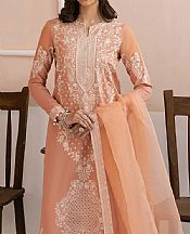Maryum N Maria Peach Lawn Suit- Pakistani Designer Lawn Suits