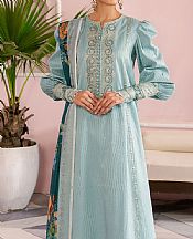 Maryum N Maria Ice Blue Lawn Suit- Pakistani Designer Lawn Suits