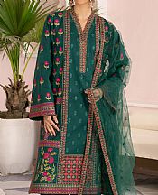 Maryum N Maria Teal Lawn Suit- Pakistani Lawn Dress