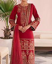 Maryum N Maria Crimson Lawn Suit- Pakistani Lawn Dress