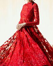 Maryum N Maria Scarlet Organza Suit- Pakistani Chiffon Dress
