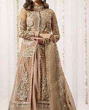 Maryum N Maria Fawn Net Suit- Pakistani Designer Chiffon Suit