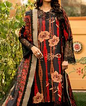 Maryum N Maria Black Lawn Suit- Pakistani Designer Lawn Suits