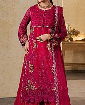 Maryum N Maria Crimson Chiffon Suit- Pakistani Chiffon Dress