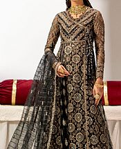 Maryum N Maria Black Net Suit- Pakistani Designer Chiffon Suit