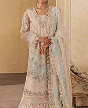 Maryum N Maria Pink/Turquoise Organza Suit- Pakistani Chiffon Dress