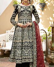 Maryum N Maria Black Velvet Suit- Pakistani Winter Clothing