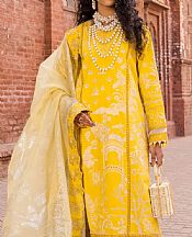 Golden Yellow Lawn Suit- Pakistani Designer Lawn Dress