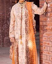 Maryum N Maria Ivory Lawn Suit- Pakistani Designer Lawn Suits