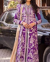Purple Lawn Suit- Pakistani Lawn Dress