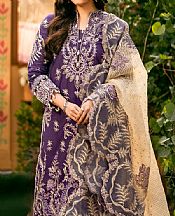 Maryum N Maria Indigo Lawn Suit- Pakistani Lawn Dress