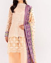 Maryum N Maria Peach Lawn Suit- Pakistani Designer Lawn Suits