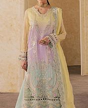 Maryum N Maria Multicolor Chiffon Suit- Pakistani Chiffon Dress