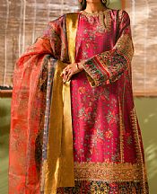 Maryum N Maria Deep Pink Lawn Suit- Pakistani Lawn Dress