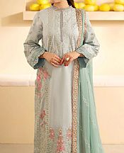 Maryum N Maria Light Grey Lawn Suit- Pakistani Lawn Dress