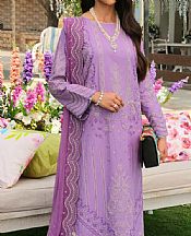 Wisteria Purple Lawn Suit- Pakistani Designer Lawn Dress