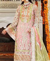 Baby Pink Net Suit- Pakistani Designer Chiffon Suit