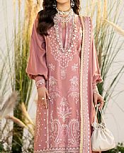 Maryum N Maria Tea Pink Leather Suit- Pakistani Winter Clothing