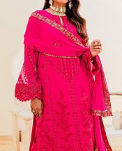 Maryum N Maria Rose Red Chiffon Suit- Pakistani Chiffon Dress