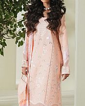 Maryum N Maria Peach Lawn Suit- Pakistani Lawn Dress