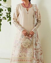 Maryum N Maria Ivory Lawn Suit- Pakistani Designer Lawn Suits
