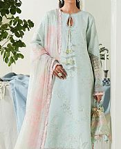 Maryum N Maria Pale Aqua Lawn Suit- Pakistani Lawn Dress