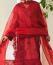 Maryum N Maria Cornell Red Lawn Suit- Pakistani Lawn Dress