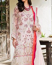 Maryum N Maria Oyster Pink Organza Suit- Pakistani Winter Clothing