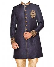 Modern Sherwani 145- Pakistani Sherwani Suit for Groom