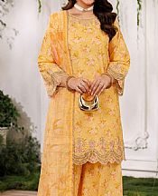 Mohagni Mustard Cotton Suit- Pakistani Lawn Dress