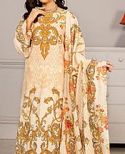 Off-white Khaddar Suit- Pakistani Winter Clothing