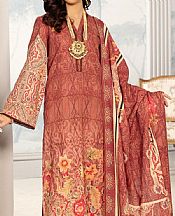 Pastel Red Khaddar Suit- Pakistani Winter Dress