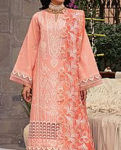 Mohagni Peach Lawn Suit- Pakistani Lawn Dress
